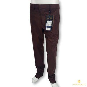 Louis Vuitton Men's Maroon Wool Cashmere LVSE Cigarette Pants